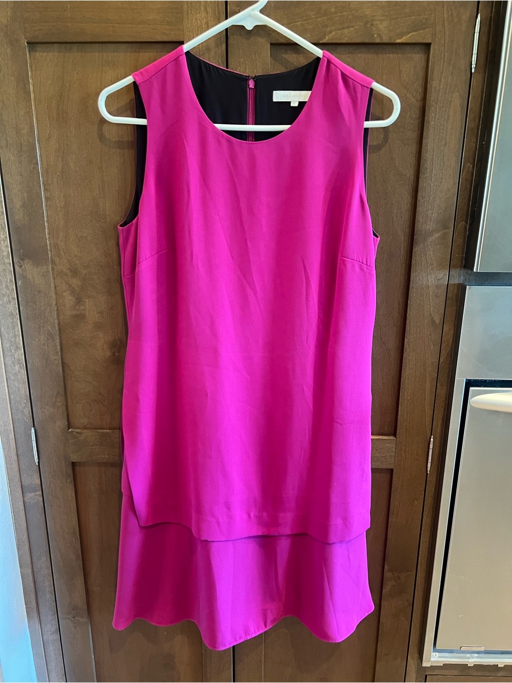 Autumn Wedding Guest Dress - Pink Shift Dress - Mika Mendel